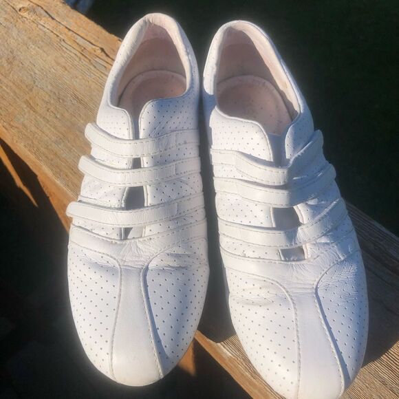 Lacoste Illusion white slip on casual athletic sneakers size 5 - Picture 7 of 12